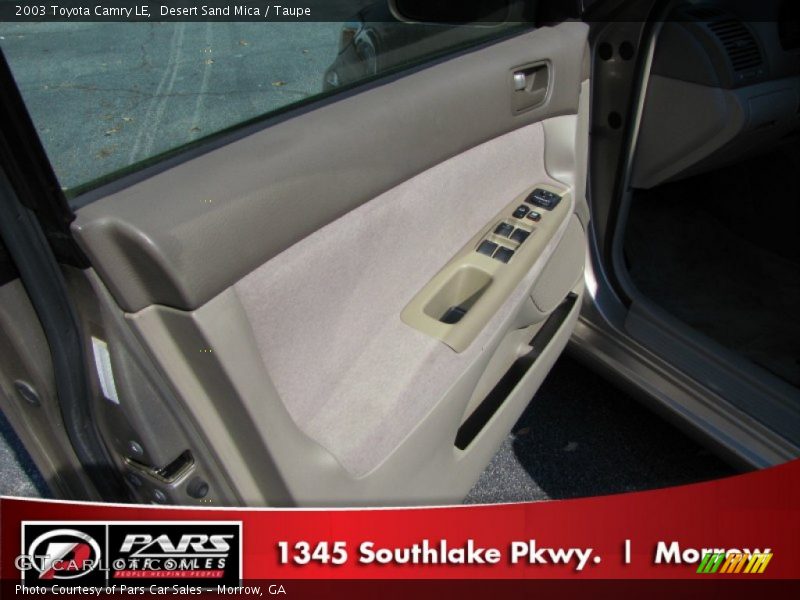 Desert Sand Mica / Taupe 2003 Toyota Camry LE