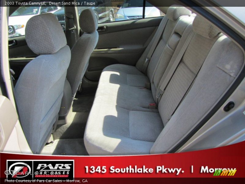 Desert Sand Mica / Taupe 2003 Toyota Camry LE