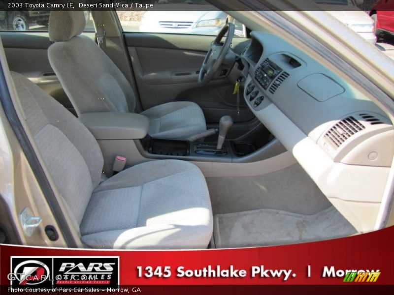 Desert Sand Mica / Taupe 2003 Toyota Camry LE