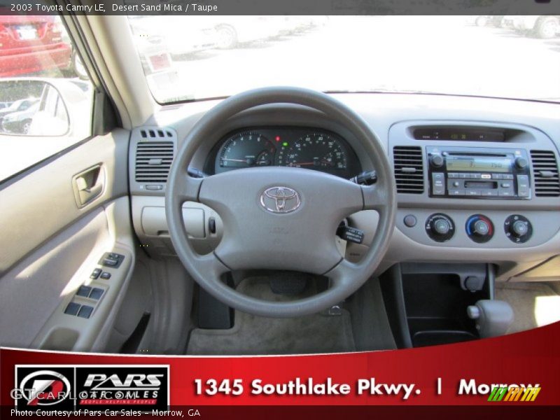 Desert Sand Mica / Taupe 2003 Toyota Camry LE