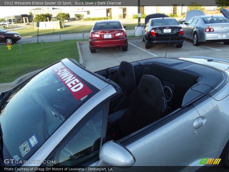 Quick Silver / Dark Charcoal 2012 Mitsubishi Eclipse Spyder GS Sport