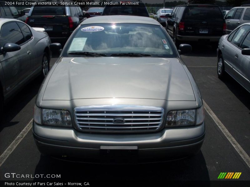 Spruce Green Metallic / Medium Parchment 2004 Ford Crown Victoria LX