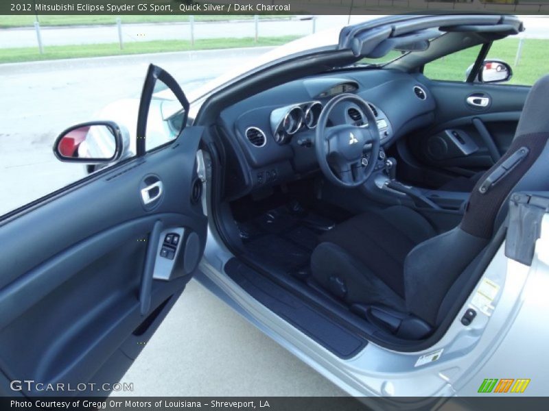  2012 Eclipse Spyder GS Sport Dark Charcoal Interior