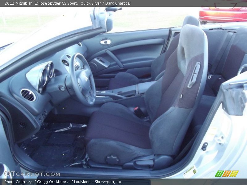  2012 Eclipse Spyder GS Sport Dark Charcoal Interior