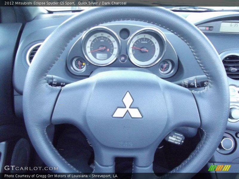 Quick Silver / Dark Charcoal 2012 Mitsubishi Eclipse Spyder GS Sport