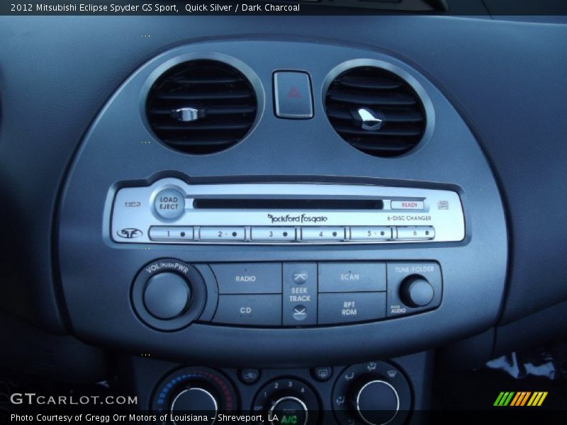 Audio System of 2012 Eclipse Spyder GS Sport