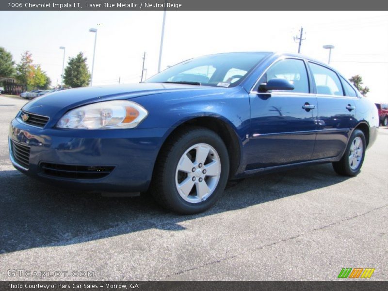 Laser Blue Metallic / Neutral Beige 2006 Chevrolet Impala LT