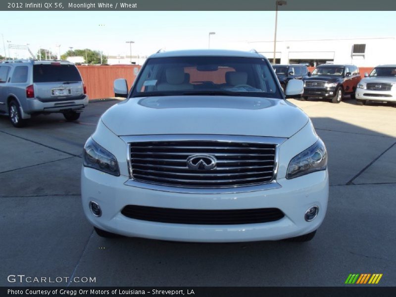 Moonlight White / Wheat 2012 Infiniti QX 56