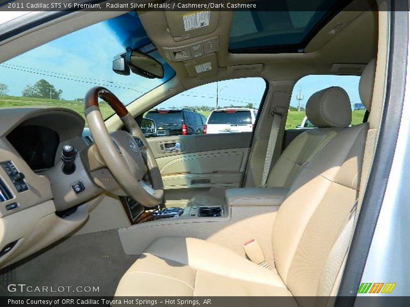 Radiant Silver Metallic / Cashmere/Dark Cashmere 2011 Cadillac STS V6 Premium