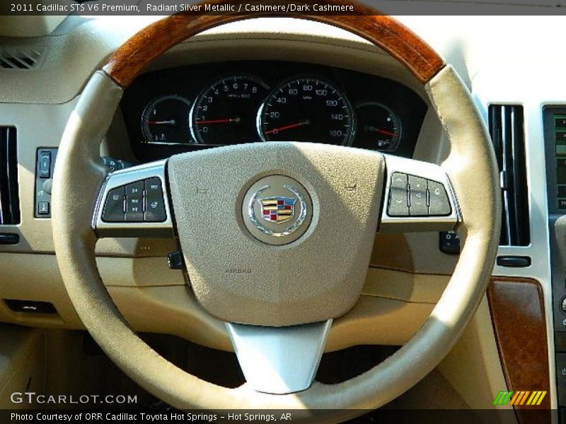 Radiant Silver Metallic / Cashmere/Dark Cashmere 2011 Cadillac STS V6 Premium