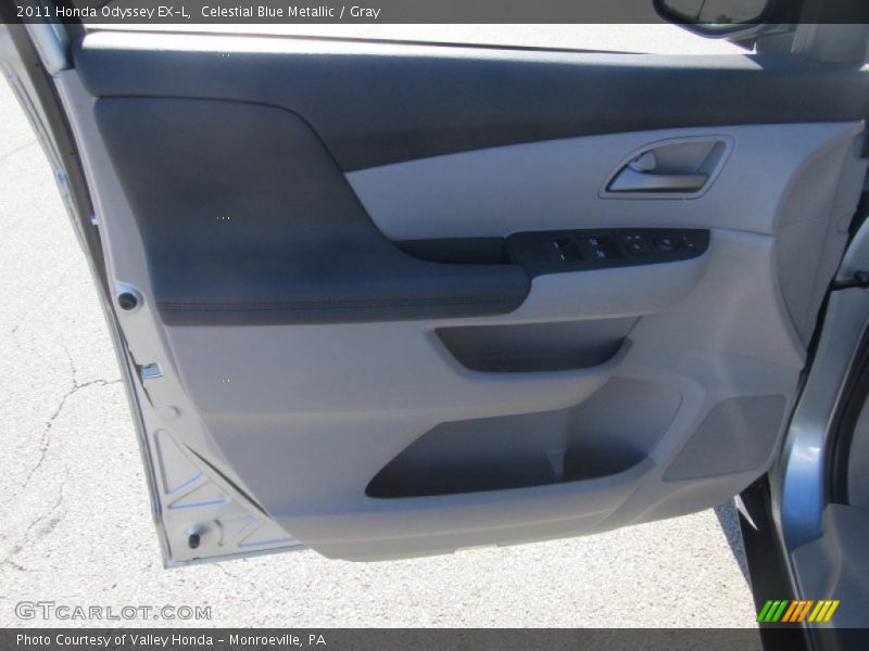 Celestial Blue Metallic / Gray 2011 Honda Odyssey EX-L