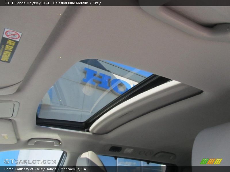 Celestial Blue Metallic / Gray 2011 Honda Odyssey EX-L