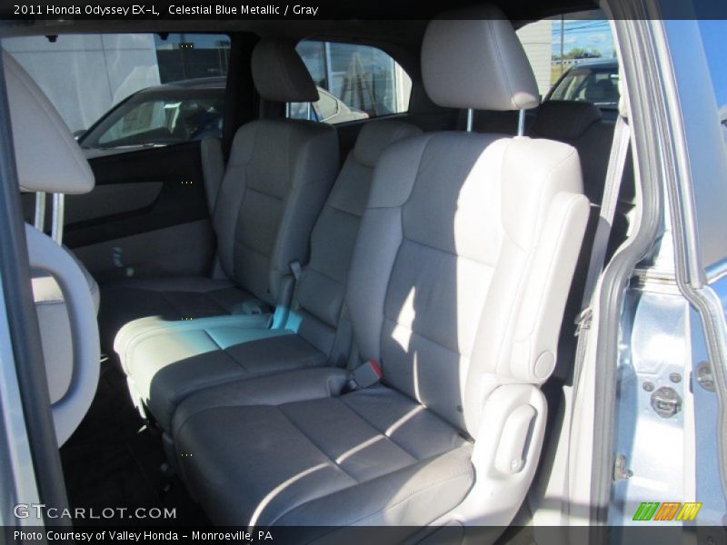 Celestial Blue Metallic / Gray 2011 Honda Odyssey EX-L