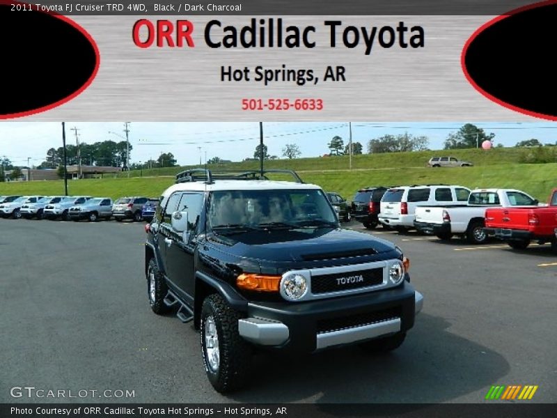 Black / Dark Charcoal 2011 Toyota FJ Cruiser TRD 4WD