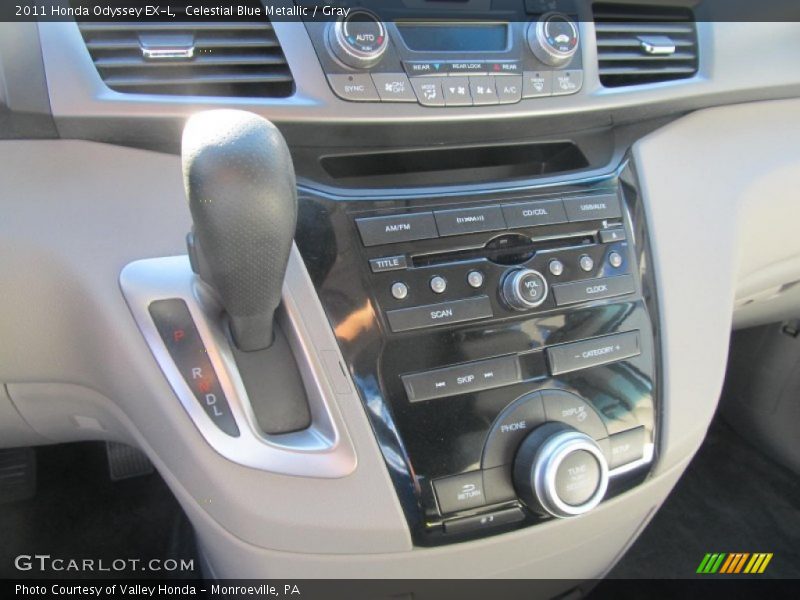 Celestial Blue Metallic / Gray 2011 Honda Odyssey EX-L