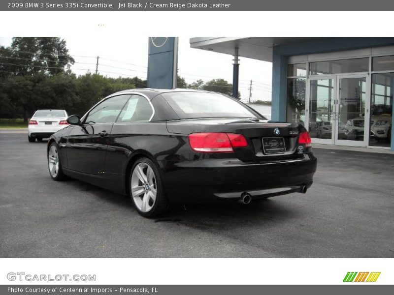 Jet Black / Cream Beige Dakota Leather 2009 BMW 3 Series 335i Convertible