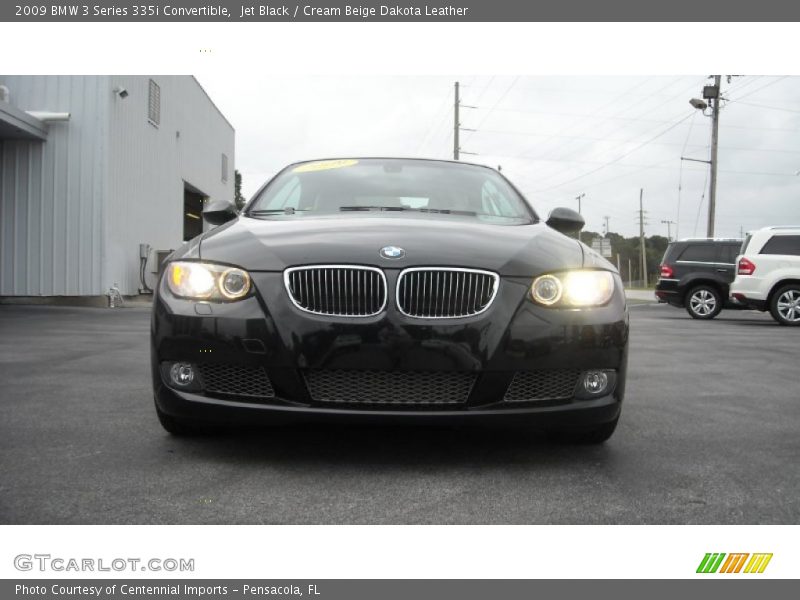 Jet Black / Cream Beige Dakota Leather 2009 BMW 3 Series 335i Convertible