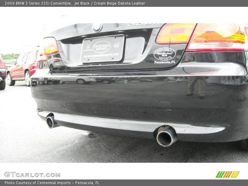 Jet Black / Cream Beige Dakota Leather 2009 BMW 3 Series 335i Convertible