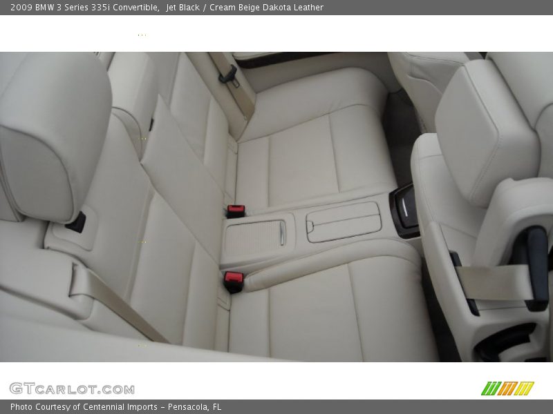 Jet Black / Cream Beige Dakota Leather 2009 BMW 3 Series 335i Convertible