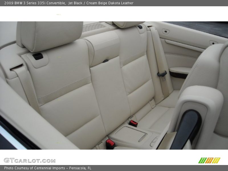 Jet Black / Cream Beige Dakota Leather 2009 BMW 3 Series 335i Convertible