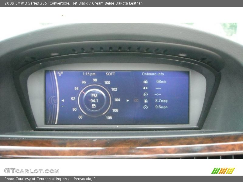 Jet Black / Cream Beige Dakota Leather 2009 BMW 3 Series 335i Convertible