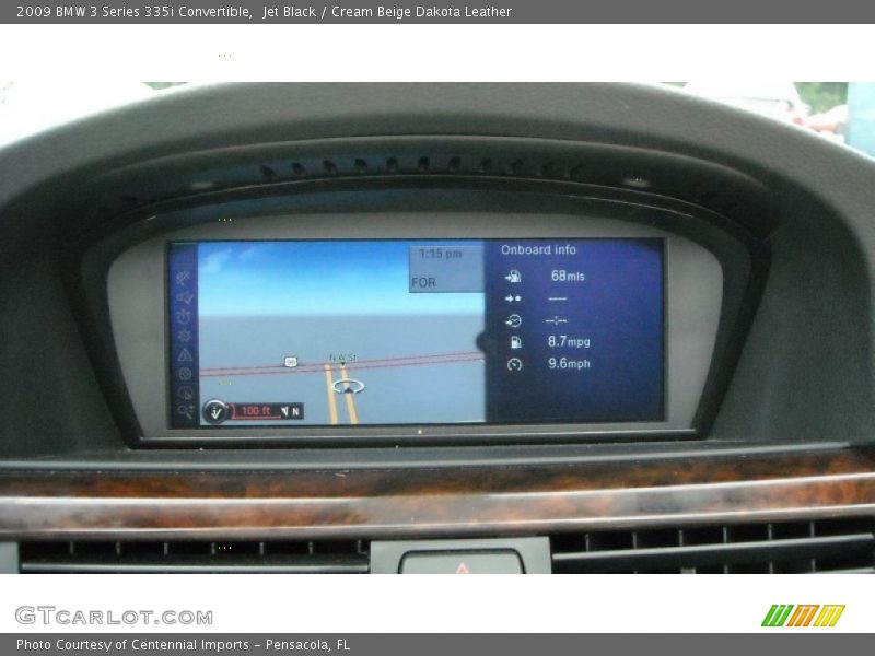 Jet Black / Cream Beige Dakota Leather 2009 BMW 3 Series 335i Convertible