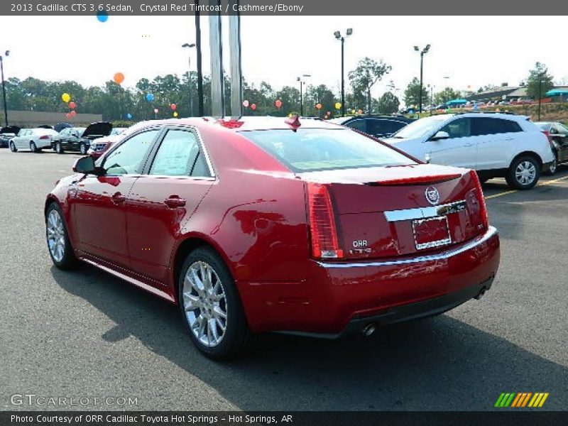 Crystal Red Tintcoat / Cashmere/Ebony 2013 Cadillac CTS 3.6 Sedan