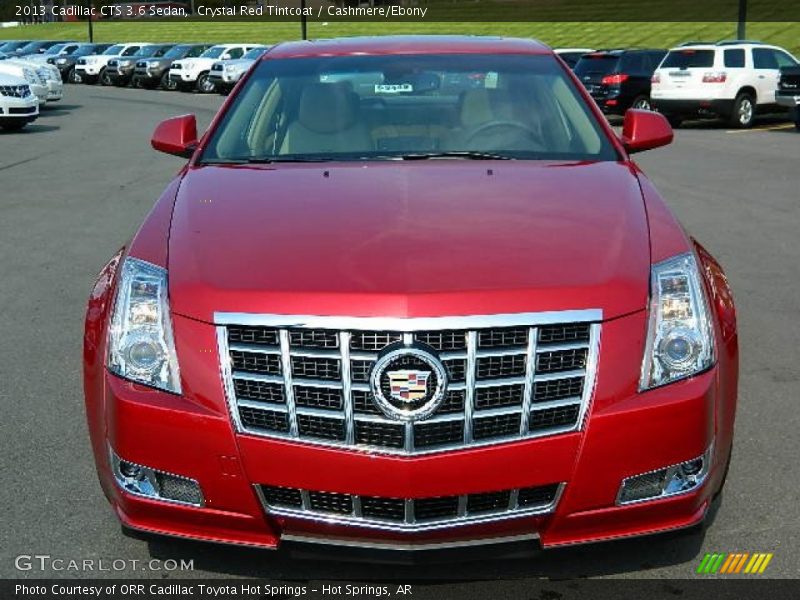 Crystal Red Tintcoat / Cashmere/Ebony 2013 Cadillac CTS 3.6 Sedan