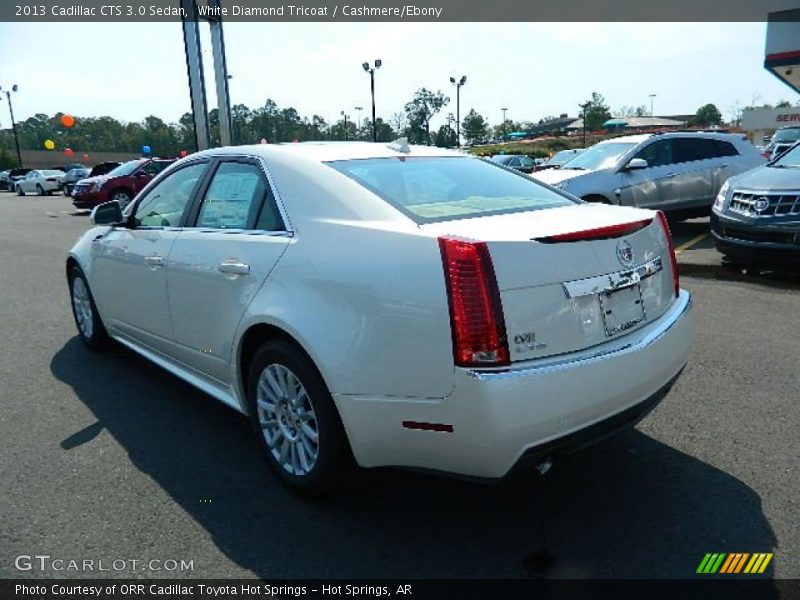 White Diamond Tricoat / Cashmere/Ebony 2013 Cadillac CTS 3.0 Sedan