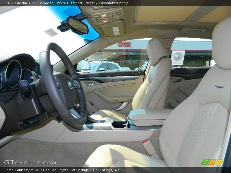 White Diamond Tricoat / Cashmere/Ebony 2013 Cadillac CTS 3.0 Sedan