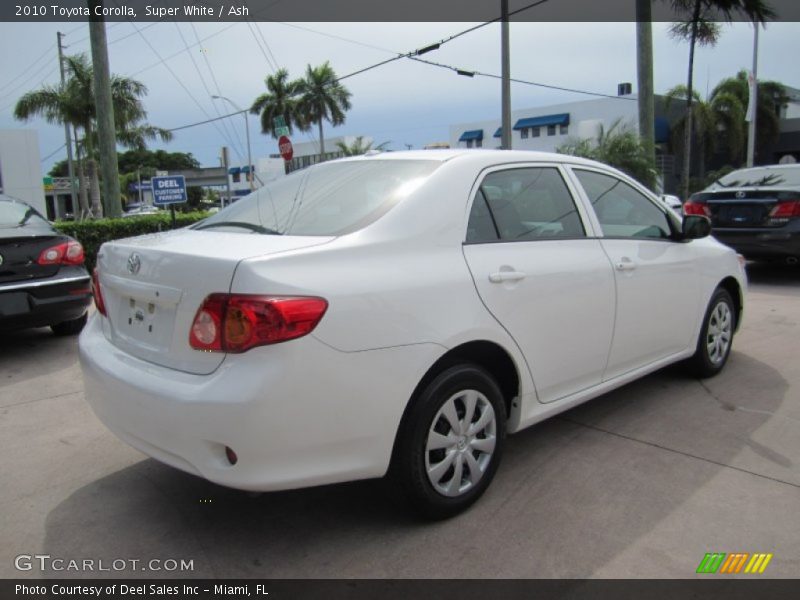 Super White / Ash 2010 Toyota Corolla