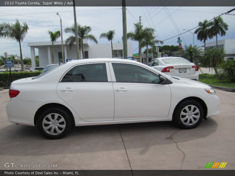 Super White / Ash 2010 Toyota Corolla