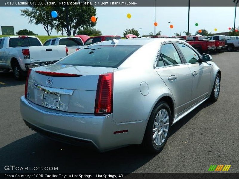 Radiant Silver Metallic / Light Titanium/Ebony 2013 Cadillac CTS 3.0 Sedan