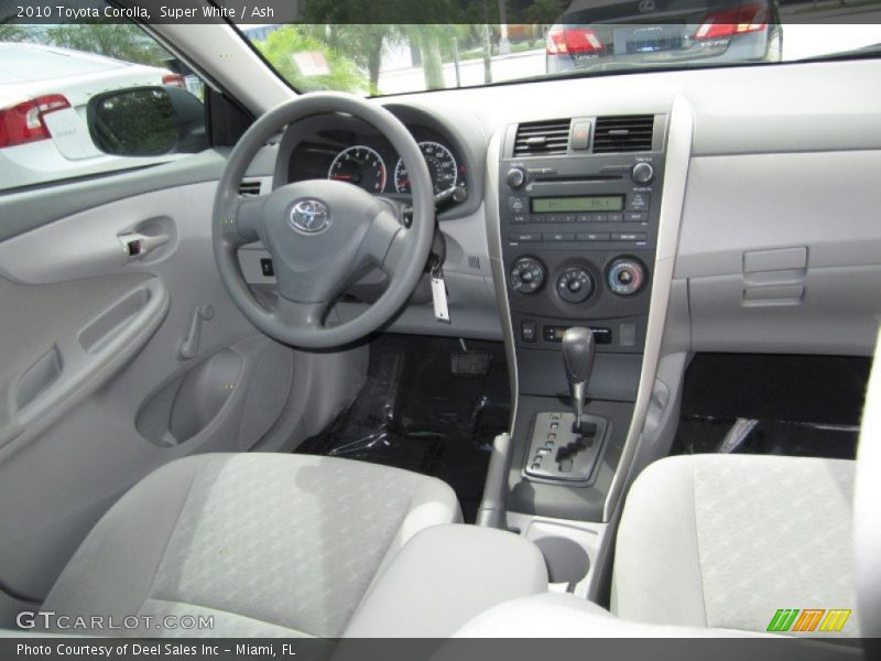 Super White / Ash 2010 Toyota Corolla