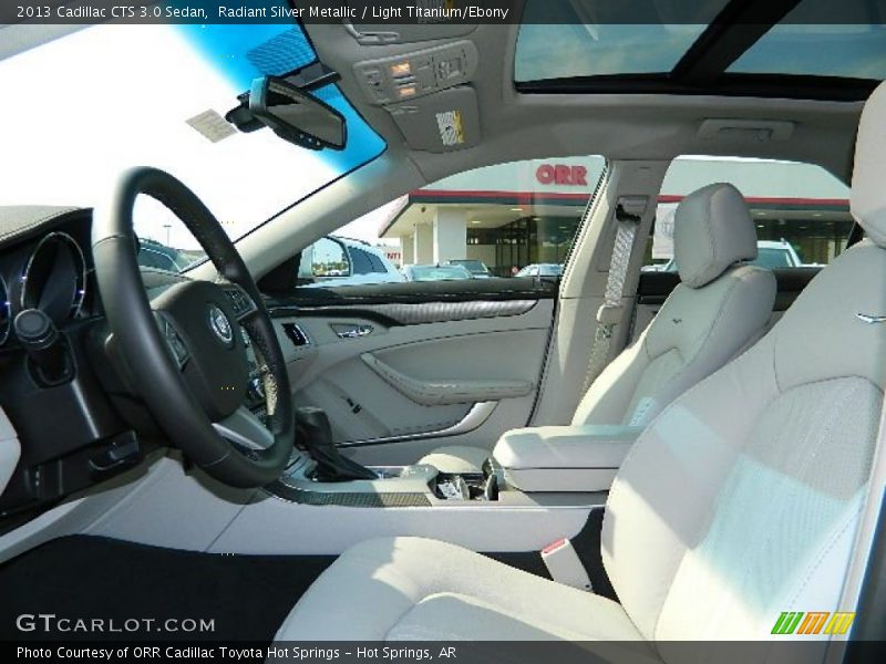 Radiant Silver Metallic / Light Titanium/Ebony 2013 Cadillac CTS 3.0 Sedan