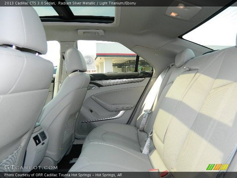 Radiant Silver Metallic / Light Titanium/Ebony 2013 Cadillac CTS 3.0 Sedan