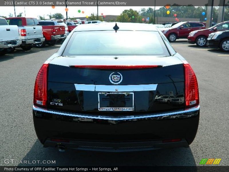 Black Diamond Tricoat / Cashmere/Ebony 2013 Cadillac CTS 3.0 Sedan