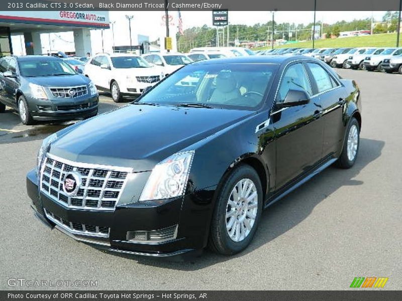 Black Diamond Tricoat / Cashmere/Ebony 2013 Cadillac CTS 3.0 Sedan