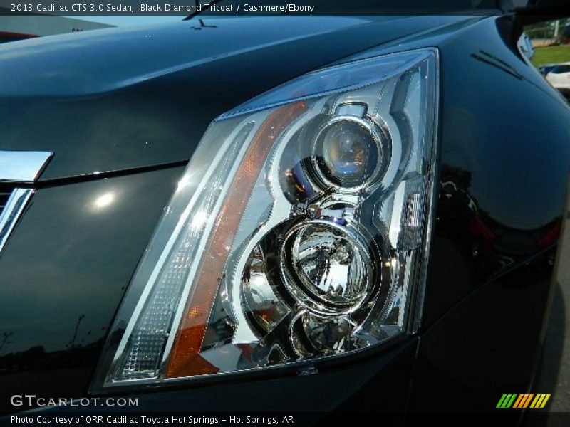 Black Diamond Tricoat / Cashmere/Ebony 2013 Cadillac CTS 3.0 Sedan