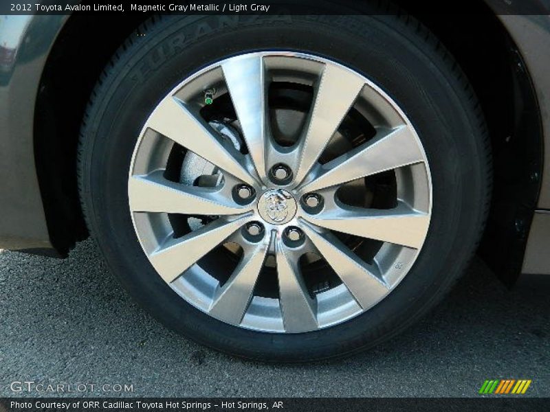 Magnetic Gray Metallic / Light Gray 2012 Toyota Avalon Limited