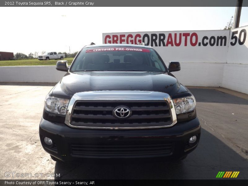 Black / Graphite Gray 2012 Toyota Sequoia SR5