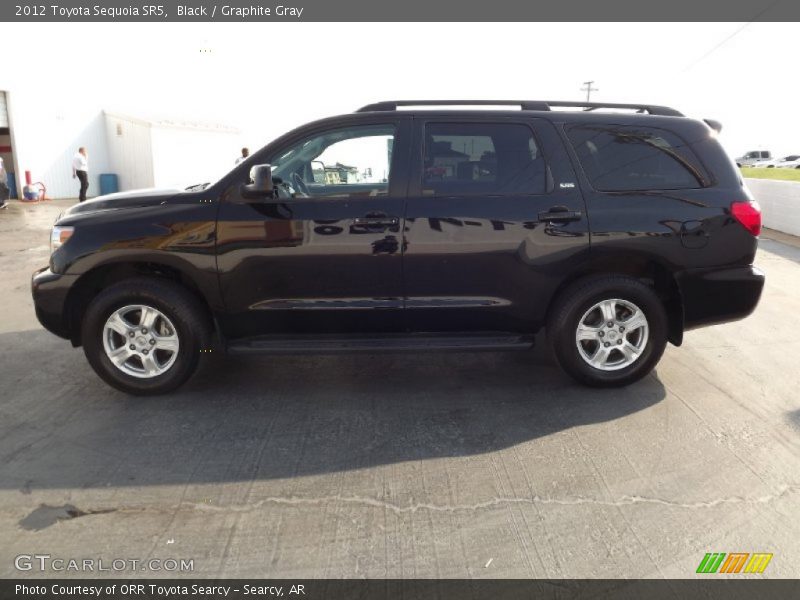 Black / Graphite Gray 2012 Toyota Sequoia SR5