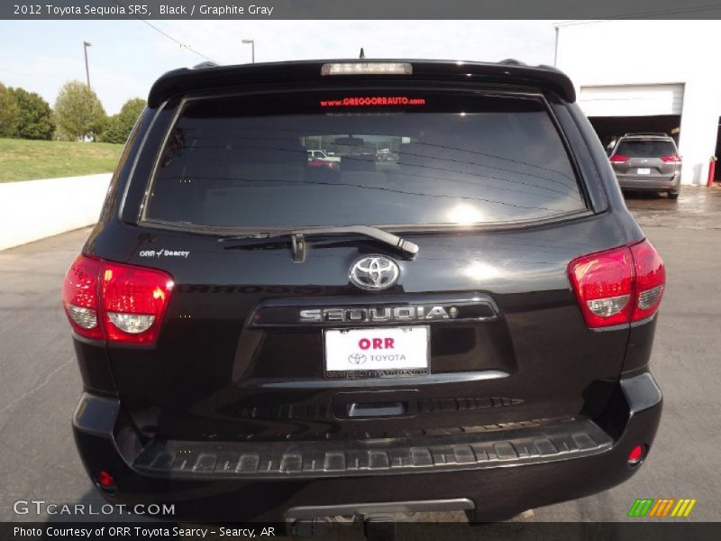 Black / Graphite Gray 2012 Toyota Sequoia SR5