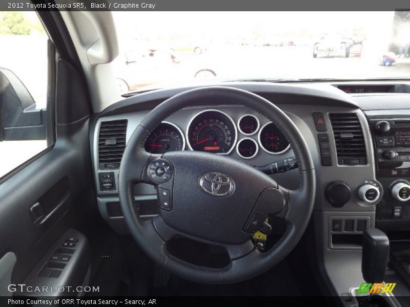 Black / Graphite Gray 2012 Toyota Sequoia SR5