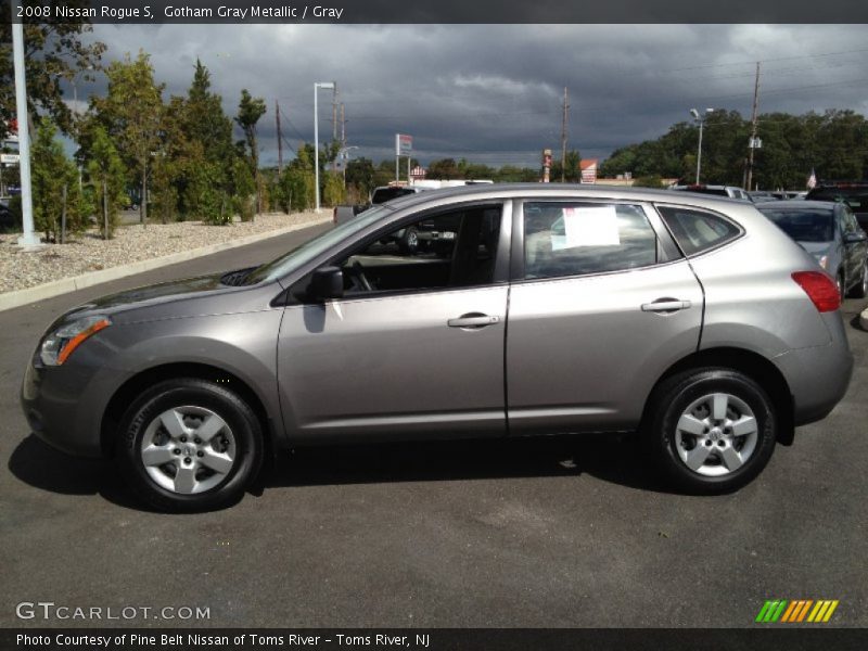 Gotham Gray Metallic / Gray 2008 Nissan Rogue S