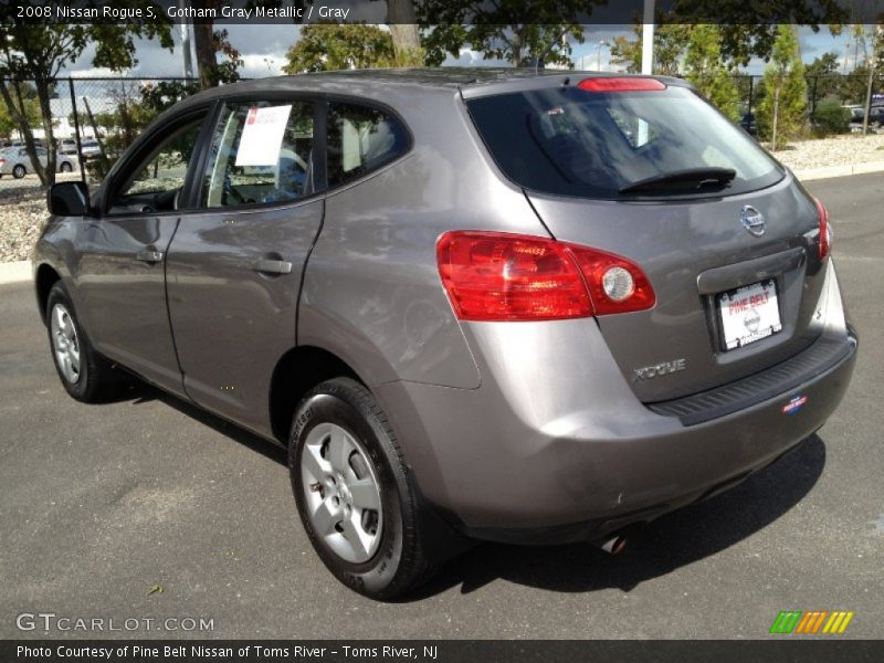 Gotham Gray Metallic / Gray 2008 Nissan Rogue S