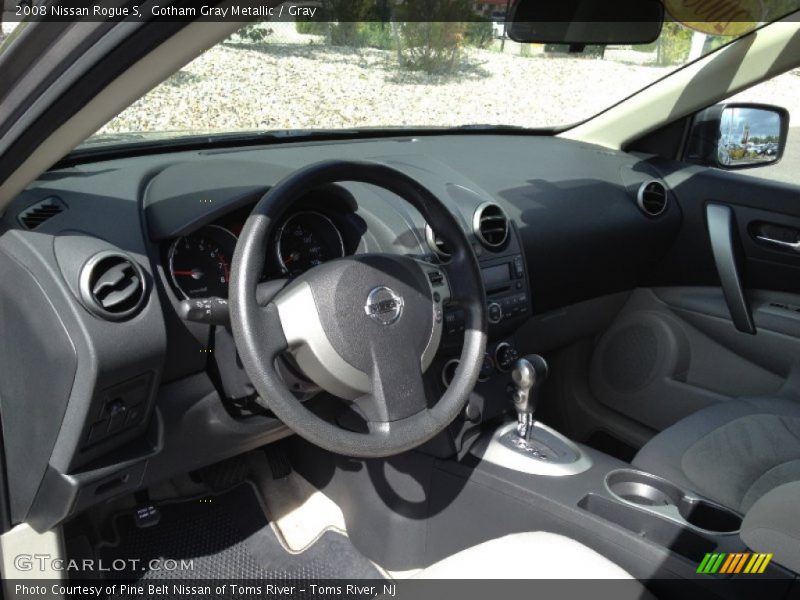 Gotham Gray Metallic / Gray 2008 Nissan Rogue S