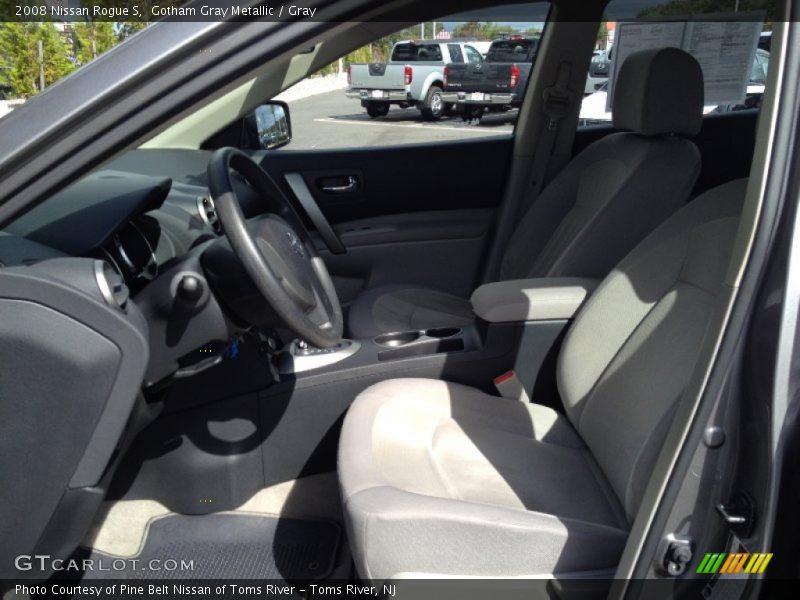 Gotham Gray Metallic / Gray 2008 Nissan Rogue S