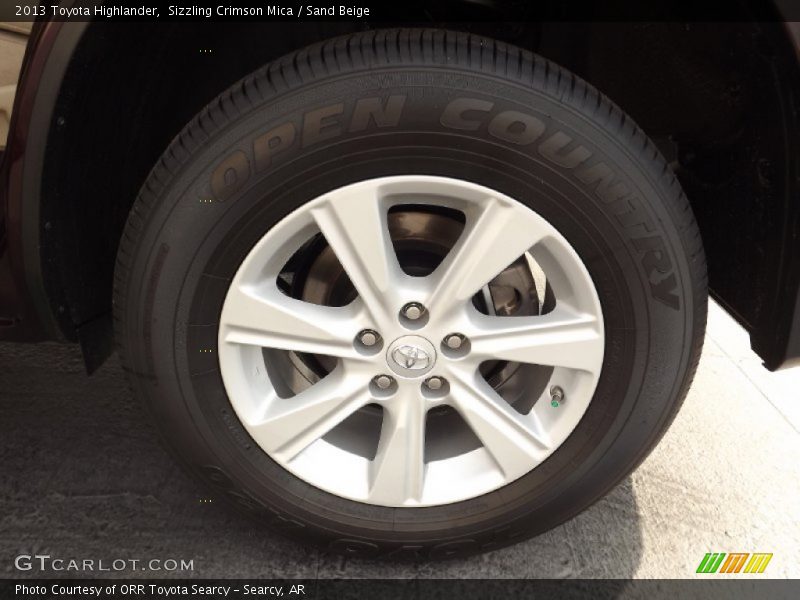  2013 Highlander  Wheel