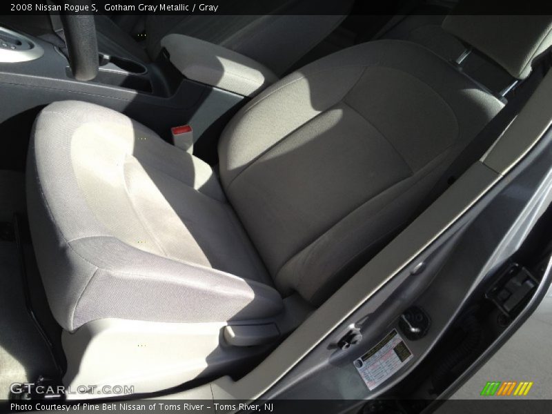 Gotham Gray Metallic / Gray 2008 Nissan Rogue S